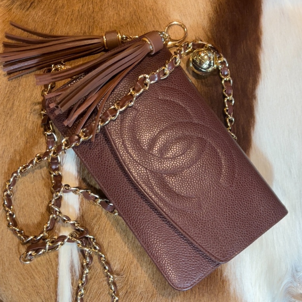 ✅SOLD✅CHANEL 🧡 TIRED OF BLACK❓GORG IN COGNAC🧡Mint 🧡BIG SAVINGS💰💰 - Picture 9 of 17